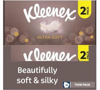 Kleenex Ultra Soft Facial Tissues - Pack of 12 Boxes - Our Softest Tissue - Supremely Soft and Silky Designed with Luxury in Mind