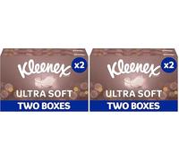 Kleenex Ultra Soft Facial Tissues - Pack of 4 Boxes - Our Softest Tissue - Supremely Soft and Silky Designed with Luxury in Mind