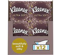 Kleenex Ultra Soft Facial Tissues, Tissues Box Multipack,12 Cubes