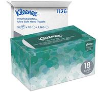 Kleenex Paper Towels 1126-18 Kleenex Boxes x 70 Ultra Soft Pop-Up Foldable Tissues - White, 1-ply, Extra Soft, Tear Resistant and Absorbent