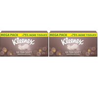 Kleenex Ultra Soft Tissues - Beautifully Soft and Silky Tissues - Single Mega Pack (Pack of 2)
