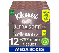 Kleenex Ultra Soft Tissues Mega Pack 1344 Sheets 12 Boxes x 112 Sheets -