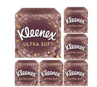 Kleenex Ultrasoft Tissues Cube Box Singles 56 per Pack x 6