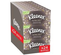 Kleenex Ultrasoft - Ultra Soft Tissue Boxes - Silk Feel - Pack of 24