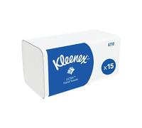 Kleenex V-Fold Paper Hand Towels 3-Ply x96 Towels Pack of 15 6710