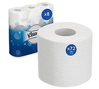 Kleenex White Toilet Tissue Rolls 3 Ply 8459 72 Rolls x 195 Sheets