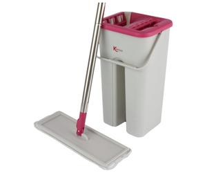 Kleeneze 2.6 Litre Flat Head Mop and Bucket Set