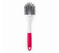 Kleeneze KL082473UFEU7 Antibac Dish Scrubbing Brush - Washing Up Brush with Scraper, Cleaning Brush for Pots, Pans, Dishes and Bottles, Treated with Silver Phosphate, Remove Food Debris & Stains