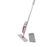 Kleeneze KL067036EU7 Spray Mop with Refill Microfibre Head, Hard Floor Cleaning Mop With Spray Function, Swivel Head, Wet or Dry Use, Wood, Tile, Vinyl, Laminate Flooring, 300 ml Bottle for Detergent