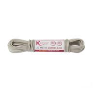 Kleeneze KL070475FFS 20 Metre Clothes Line - Washing Line, Durable PVC with Polyester Core, Naturally Dry Laundry, Save On Tumble-Drying, Clothesline for Home, Garden, and Camping, Outdoor/Indoor