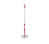 Kleeneze KL076533EU7 Double-Sided Bathroom Cleaner - Multipurpose Flat Mop with Telescopic Handle, Hard Floor Cleaner with Pointed Head, Ideal for Showers, Mirrors and Tiles, Sponge & Squeegee Sides