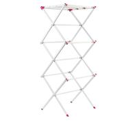 Kleeneze KL078834EU7 Extendable Clothes Airer - 3 Tier Folding Drying Rack, Standing Laundry Dryer with 7M Drying Space, Collapsible for Easy Storage, Tall Indoor/Outdoor Airer, Portable Clothes Horse