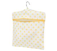 Kleeneze KL081575EU7 Busy Bee Peg Bag - Clothespin Storage Bag, Holds Up to 50 Pegs, Convenient Hanging Hook for Washing Line/Rotary Airer, Laundry Clips Storage Sack, Indoor/Outdoor, 33 x 30 cm