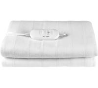 Kleeneze KL3754 Heated Underblanket - For Double Beds, Machine Washable Under Bed Cover, 3 Heat Settings, Soft Fabric Electric Blanket, Detachable Controller, Tie Down Design, 35W, 135 x 120cm