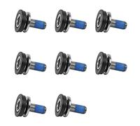 KLEHOPE 8 Pieces Crank Screw M8, Bike Crank Bolt, Bike Bolts Bicycle Bottom Bracket Bolt, M8 Thread, Aterproof, Sandproof - for All Square Cranksets and Bottom Brackets