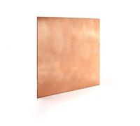 KLEHOPE Brass Sheet, 1mm, 4''×4'' 99.9% Pure Copper Sheet for Crafts, Art Projects, Electrical Equipment