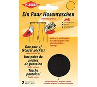 Kleiber 1 pair of trouser pockets, black, 18,5 cm x 16 cm