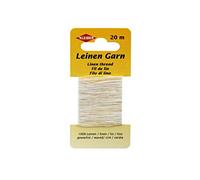 Kleiber Linen Thread, White, 11.8x6.2x0.4 cm