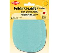 Kleiber 12.5 x 10 cm Imitation Suede Leather Sew on Knee/Elbow Patches Oval, Aventurin