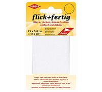 Kleiber 145 cm Flick Plus Fertig Self Adhesive Nylon Repair Tape, Off White