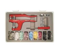 Kleiber 150-piece snap fastener set with Pliers - TOP GERMAN QUALITY