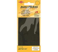 Kleiber 17cm x 15cm Iron On Denim Jeans Repair Patch-Cut to Size Required-Camouflage