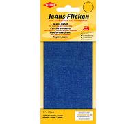 Kleiber 17cm x 15cm Iron On Denim Jeans Repair Patch-Cut to Size Required-Middle Blue