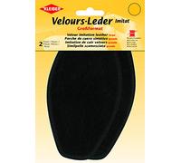 Kleiber Large Imitation Suede Leather Patches-1 Pair (2) -18cm x 10cm-Dark Brown