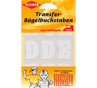 Kleiber 3.5 x 2.5 cm Iron on Letters and Numbers, White