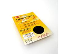 Kleiber 40 x 12 cm Large Iron on Cotton Repair Patch, Black
