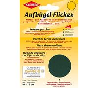 Kleiber Large Iron On Cotton Repair Patch-40cm x 12cm-Dark Green