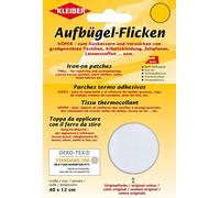 Kleiber 40 X 12 X 0.3 Cm Large Iron-on Cotton Repair Patch, White