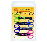 Kleiber 920-95 Childrens Crazy Cutter Scissors - 4 Pack, Multicolor, 12.5 x 0.1 x 0.1 centimetres