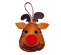 Kleiber 933-21 Felt Mini Christmas Baubles, Pack of 3