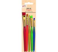 Kleiber Brush Set, Red, Orange, Yellow, Green, Blue, Small