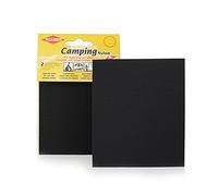 Kleiber Canvas Style Self-Adhesive Waterproof Nylon Repair 2 Patches (10cmx12cm each) -Black, 12 x 10 centimeters
