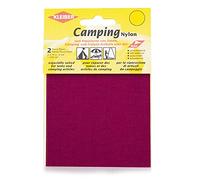 Kleiber Canvas Style Self-Adhesive Waterproof Nylon Repair 2 Patches (10cmx12cm Each) -Dark red/Bordeaux