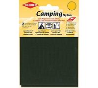 Kleiber Canvas Style Self-Adhesive Waterproof Nylon Repair 2 Patches (10cmx12cm Each) -Khaki
