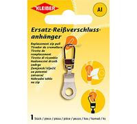 Kleiber + Co. GmbH 69857 Replacement Metal Zip Charm Silver 40 x 11.5 mm