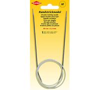 Kleiber + Co. GmbH Circular Knitting Needle, Metal, Gray, 80 cm x 2,5 mm