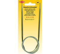 Kleiber + Co. GmbH Circular Knitting Needle, Metal, Gray, 80 cm x 4,5 mm