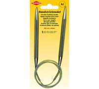 Kleiber + Co. GmbH Circular Knitting Needle, Metal, Gray, 80 cm x 8 mm