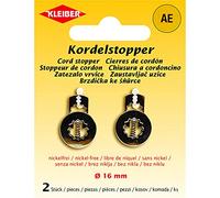 Kleiber + Co. GmbH Cord Stopper, Silver, Ø16 mm