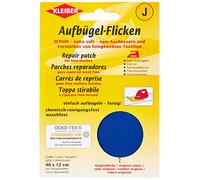 Kleiber Iron On Repair Patch for Fine Knit Textiles-40cm x 12 cm Size-Blue, 40 x 12 cm