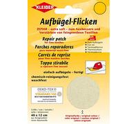 Kleiber Iron On Repair Patch for Fine Knit Textiles-40cm x 12 cm Size-Cream, 40 x 12 cm