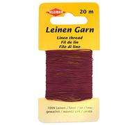 Kleiber Linen Thread, Burgundy, 11.8x6.2x0.4 cm