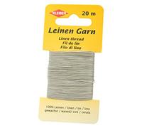 Kleiber Linen Thread, Light Grey, 11.8x6.2x0.4 cm