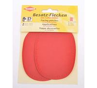 Kleiber Facing Patches, Red, 11cm x 8.5cm