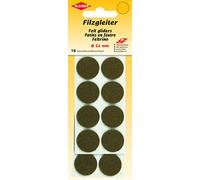 Kleiber Felt Gliders 22mm Brown, 18 x 8 x 1 cm