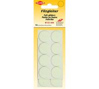 Kleiber Felt Gliders 22mm White, 18 x 8 x 1 cm